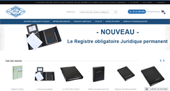 Desktop Screenshot of papeteriefinanciere.fr